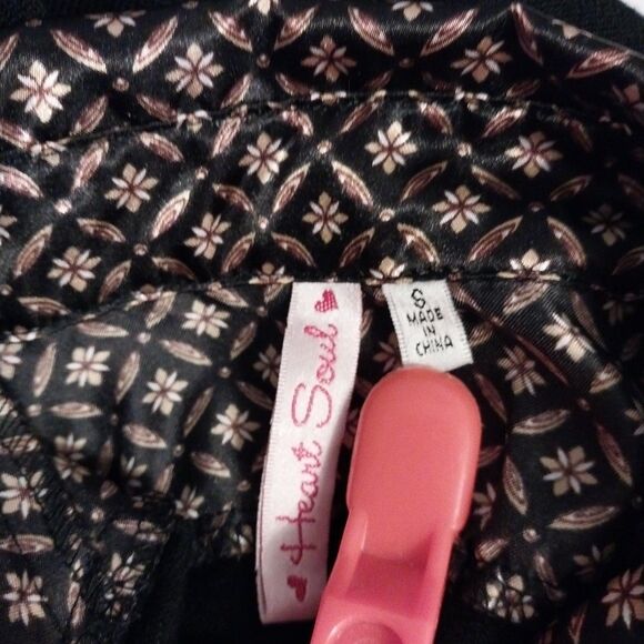 Heart Soul Women's Top Sz S Dark Academia Whimsigoth Preppy Maximalist Whimsy - Picture 6 of 8